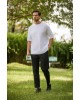 Παντελόνι Vittorio Angelo μαύρο CASUAL