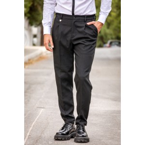 Παντελόνι Vittorio Pescara μαύρο Παντελόνι Vittorio Pescara μαύρο