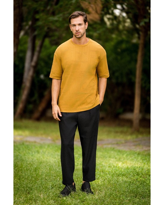 Παντελόνι Vittorio Barezzi μαύρο CASUAL Παντελόνι Vittorio Barezzi μαύρο CASUAL