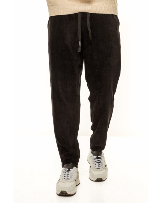 Παντελόνι Vittorio Castello μαύρο CASUAL