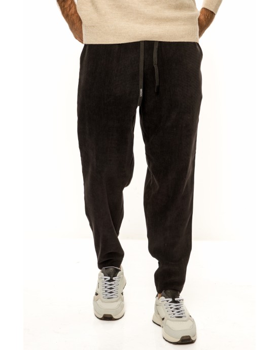 Παντελόνι Vittorio Castello μαύρο CASUAL