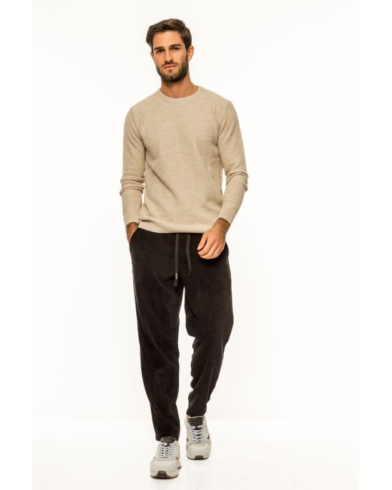 Παντελόνι Vittorio Castello μαύρο CASUAL