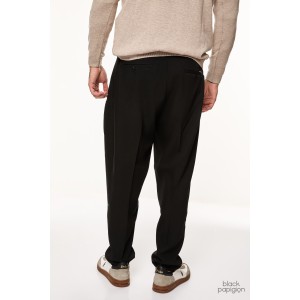 Παντελόνι Vittorio Bomerano μαύρο