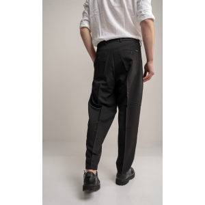 Παντελόνι Vittorio Bomerano μαύρο