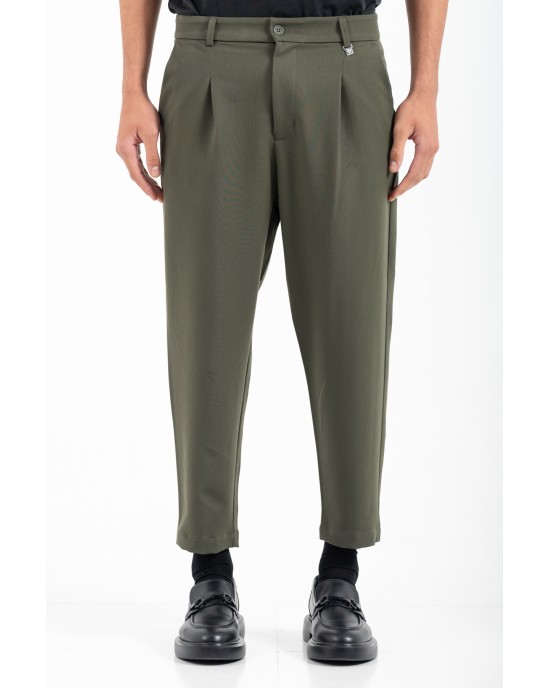 Παντελόνι Vittorio Barezzi λαδί CASUAL