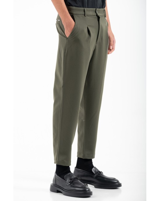 Παντελόνι Vittorio Barezzi λαδί CASUAL