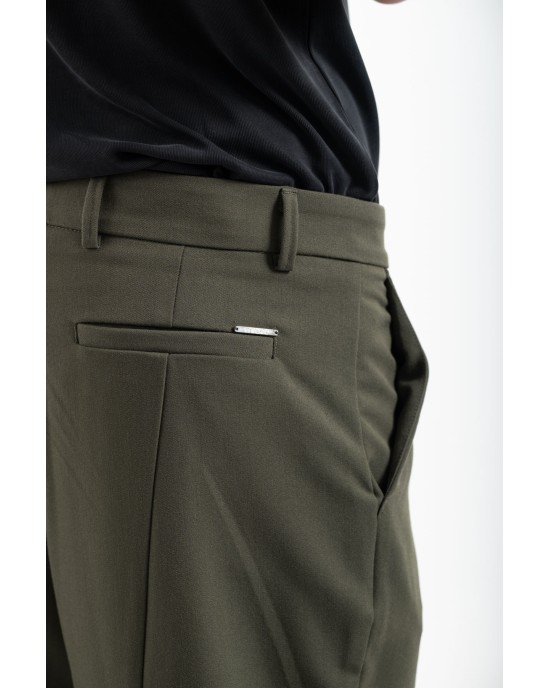 Παντελόνι Vittorio Barezzi λαδί CASUAL