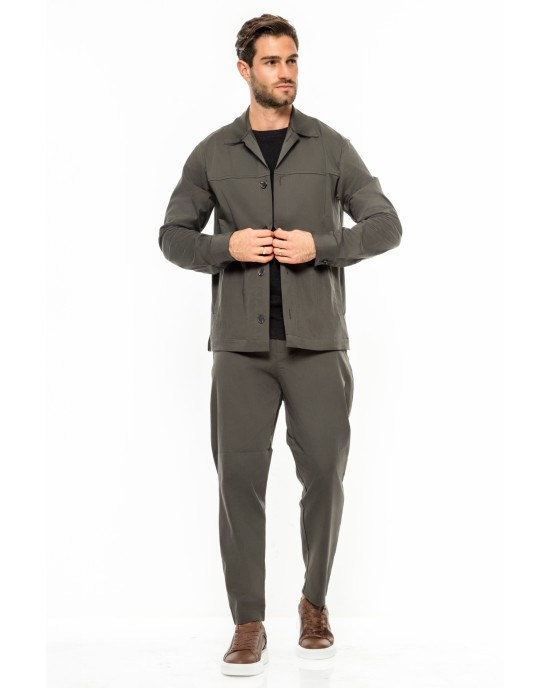 Παντελόνι Vittorio Saletto λαδί CASUAL