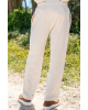 Παντελόνι Diverse έκρου με ασπρη ρίγα CASUAL