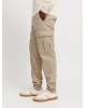 Παντελόνι Jack N Jones μπεζ CASUAL
