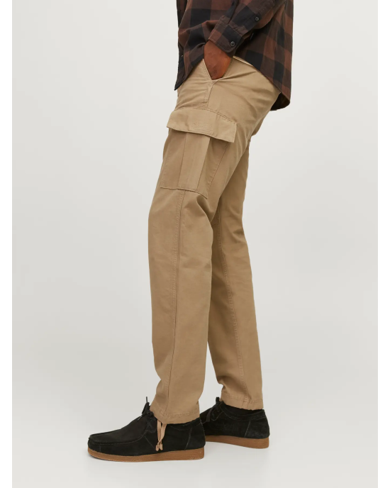 Παντελόνι Cargo Jack N Jones μπεζ CASUAL