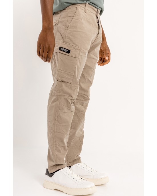Παντελόνι cargo Cover μπεζ CASUAL