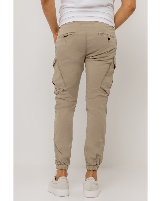 Παντελόνι cargo Cover μπεζ CASUAL