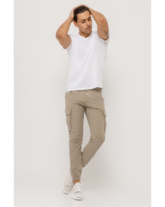 Παντελόνι cargo Cover μπεζ CASUAL
