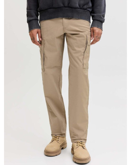 Παντελόνι Jack N Jones μπεζ CASUAL