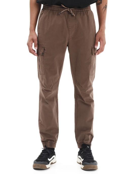 Παντελόνι Emerson καφέ CASUAL