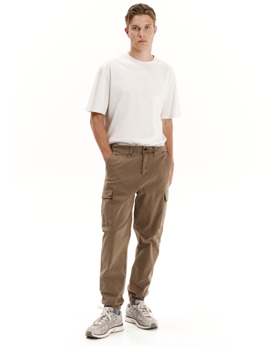 Παντελόνι Emerson καφέ ΦΟΡΜΕΣ