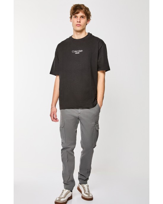 Παντελόνι cargo Over/D γκρι CASUAL