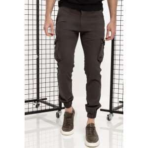 Παντελόνι cargo γκρι σκούρο Παντελόνι cargo γκρι σκούρο