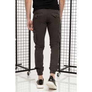 Παντελόνι cargo γκρι σκούρο