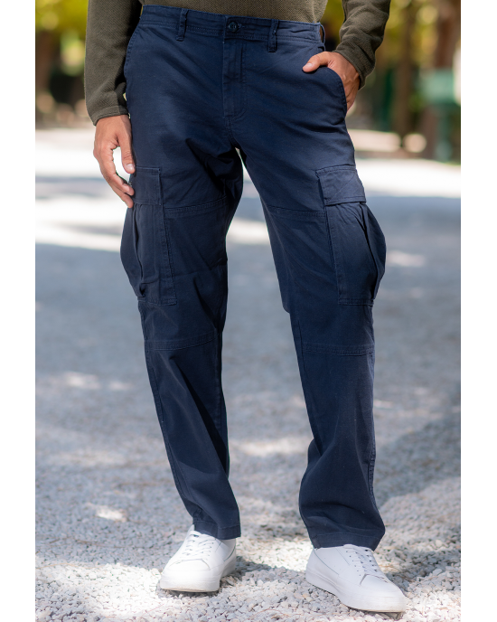 Παντελόνι Jack N Jones μπλε CASUAL