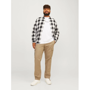 Παντελόνι Cargo Jack N Jones Plus Size χακί