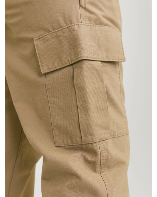 Παντελόνι Cargo Jack N Jones Plus Size χακί CASUAL