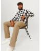 Παντελόνι Cargo Jack N Jones Plus Size χακί CASUAL