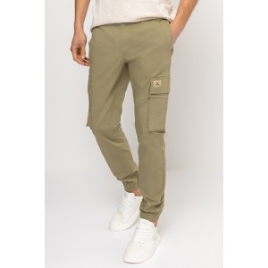 Παντελόνι Cargo Calvin Klein χακί Παντελόνι Cargo Calvin Klein χακί