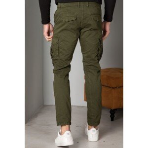 Παντελόνι cargo χακί Παντελόνι cargo χακί