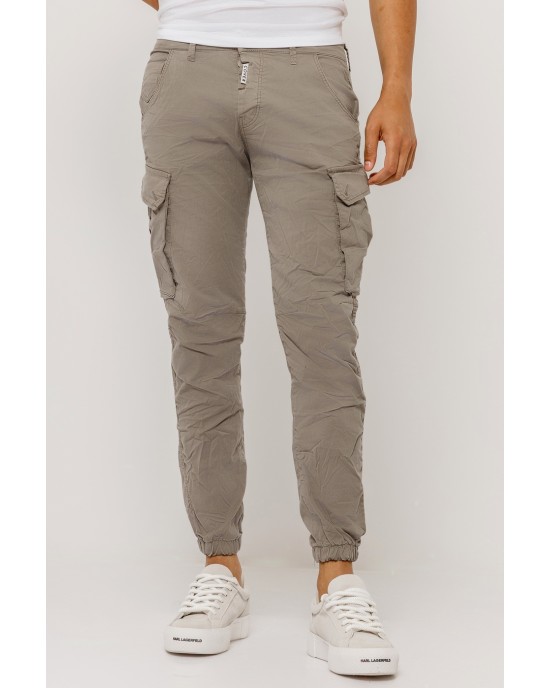 Παντελόνι cargo Cover χακί CASUAL