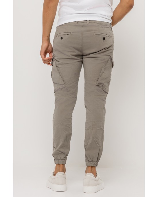 Παντελόνι cargo Cover χακί CASUAL