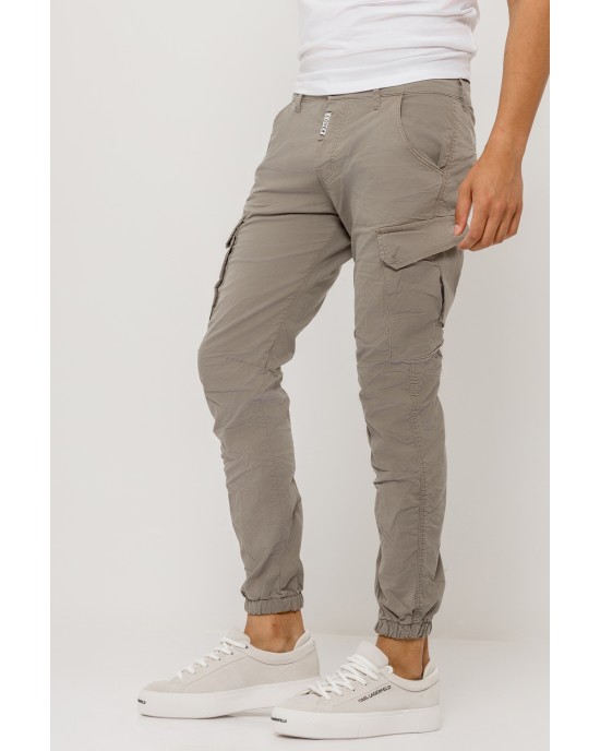 Παντελόνι cargo Cover χακί CASUAL