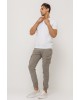 Παντελόνι cargo Cover χακί CASUAL