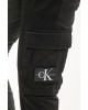 Παντελόνι Calvin Klein μαύρο CASUAL