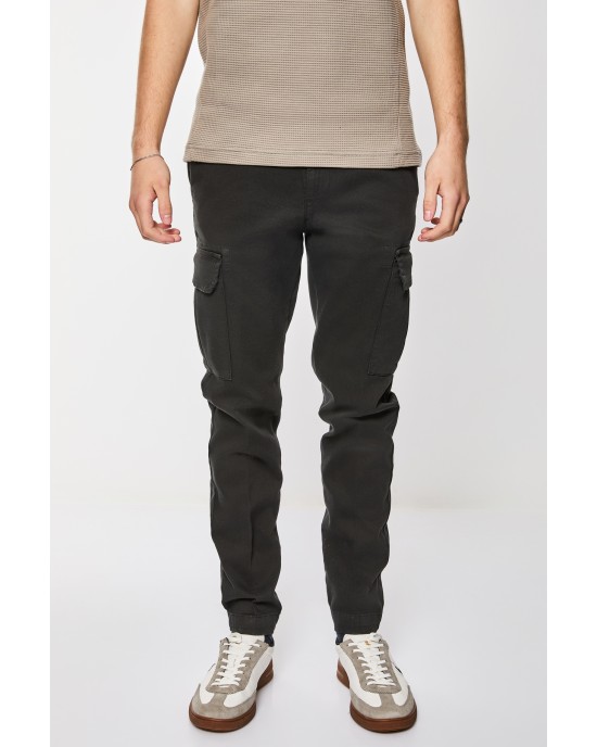 Παντελόνι cargo Over/D μαύρο CASUAL