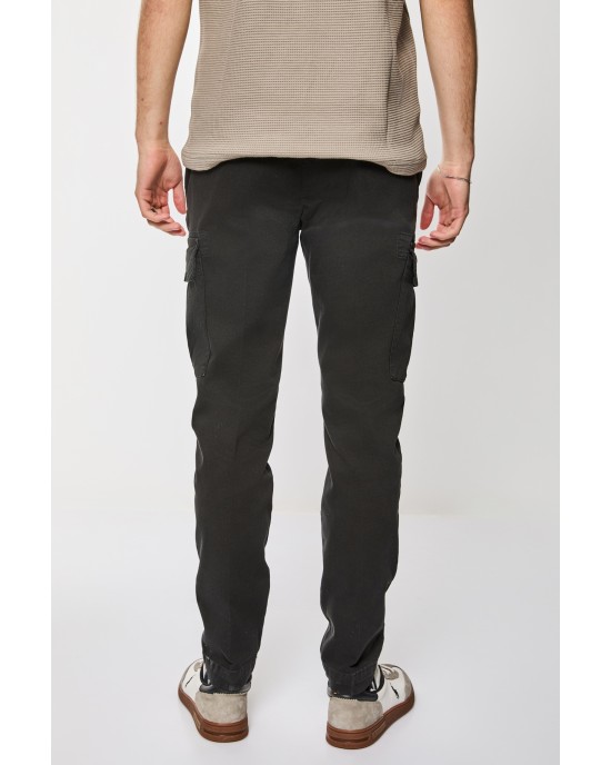 Παντελόνι cargo Over/D μαύρο CASUAL