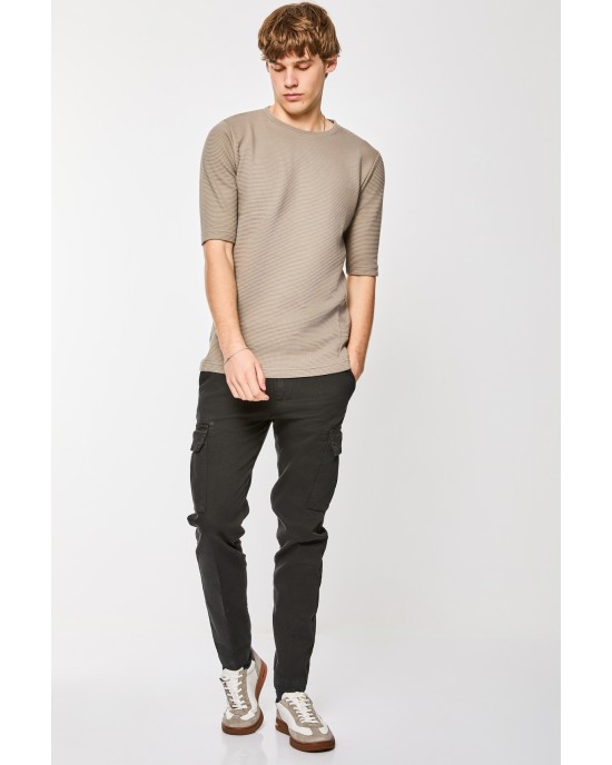 Παντελόνι cargo Over/D μαύρο CASUAL