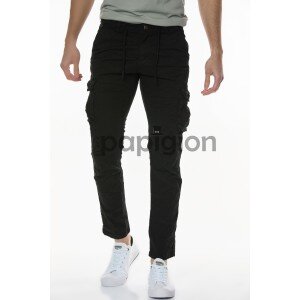 Παντελόνι cargo μαύρο Παντελόνι cargo μαύρο