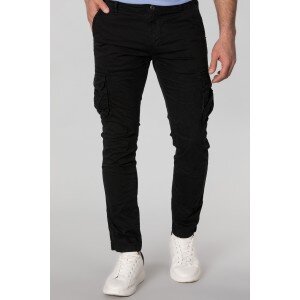 Παντελόνι cargo μαύρο Παντελόνι cargo μαύρο