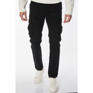 Παντελόνι cargo μαύρο Παντελόνι cargo μαύρο