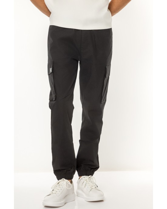 Παντελόνι Calvin Klein μαύρο CASUAL