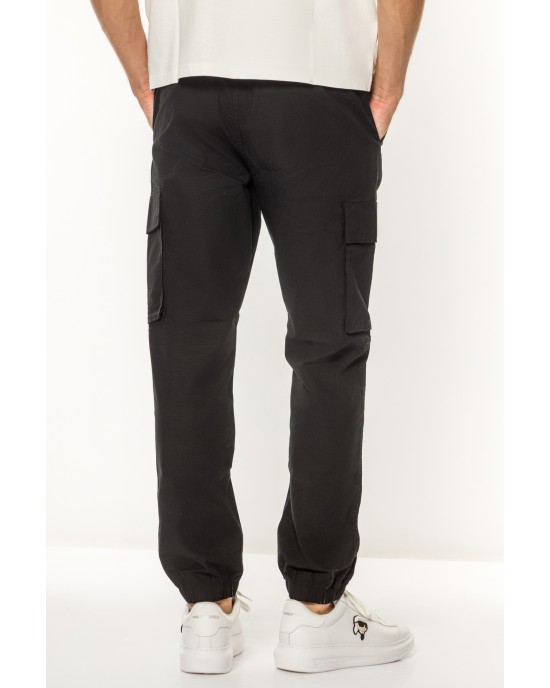 Παντελόνι Calvin Klein μαύρο CASUAL