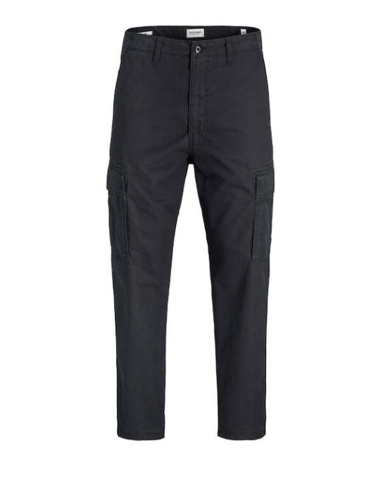 Παντελόνι Jack N Jones μαύρο CASUAL