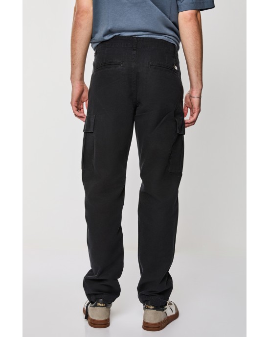 Παντελόνι Jack N Jones μαύρο CASUAL