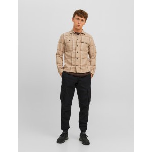 Παντελόνι Cargo Jack N Jones μαύρο