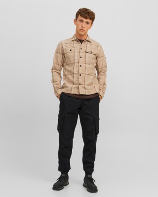 Παντελόνι Cargo Jack N Jones μαύρο