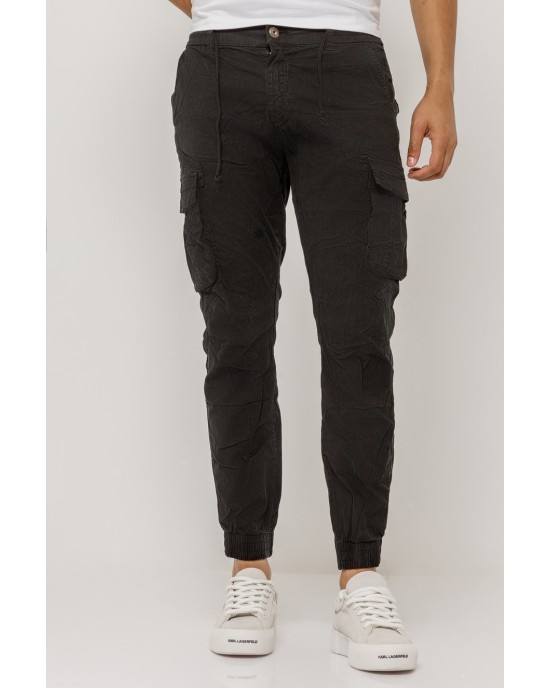 Παντελόνι cargo μαύρο CASUAL