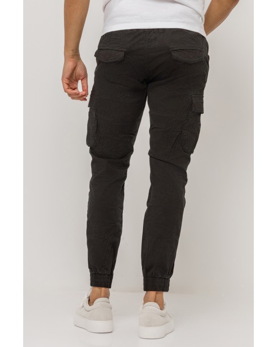 Παντελόνι cargo μαύρο CASUAL