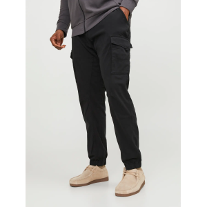 Παντελόνι Cargo Jack N Jones Plus Size μαύρο
